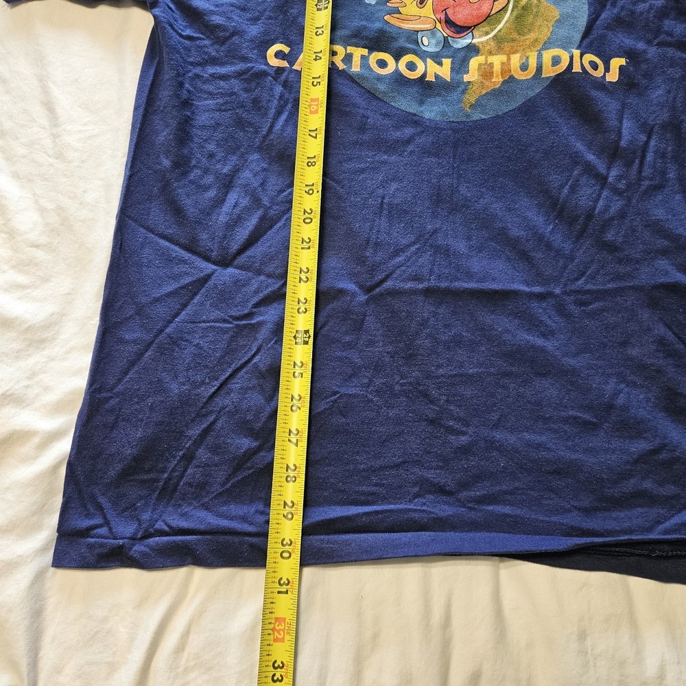 1991 Universal Cartoon Studios Vintage T Shirt Single Stitch Tee Hanes Beefy T - Picture 5 of 6